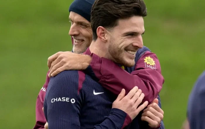 Declan Rice named as England vice-captain by Tuchel for World Cup bid
