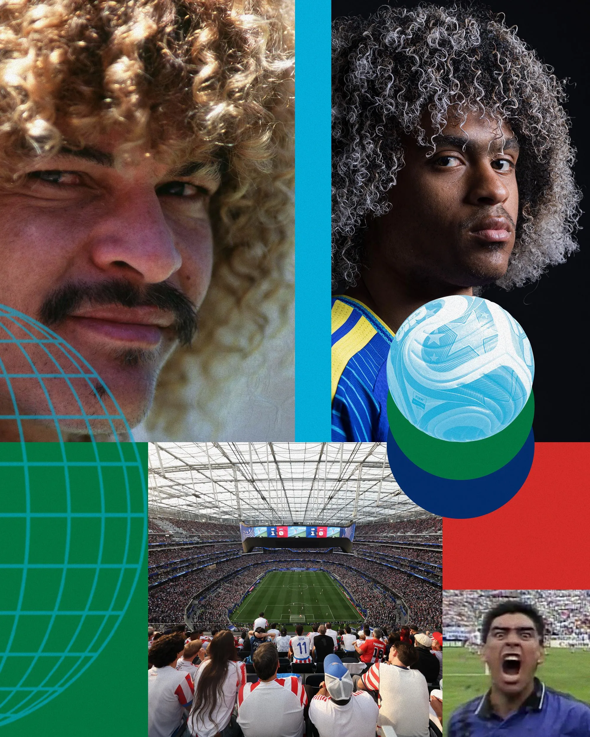 Valderrama, Tahith Chong, Los Angeles Stadium and Maradona.