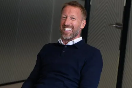 Graham Potter smiles during an interview in May 2026