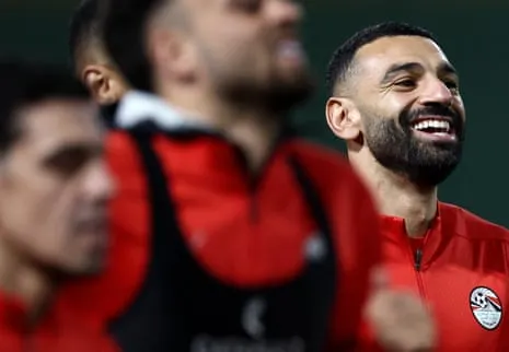 Mohamed Salah assiste à une séance d'entraînement à Taghzout, au Maroc