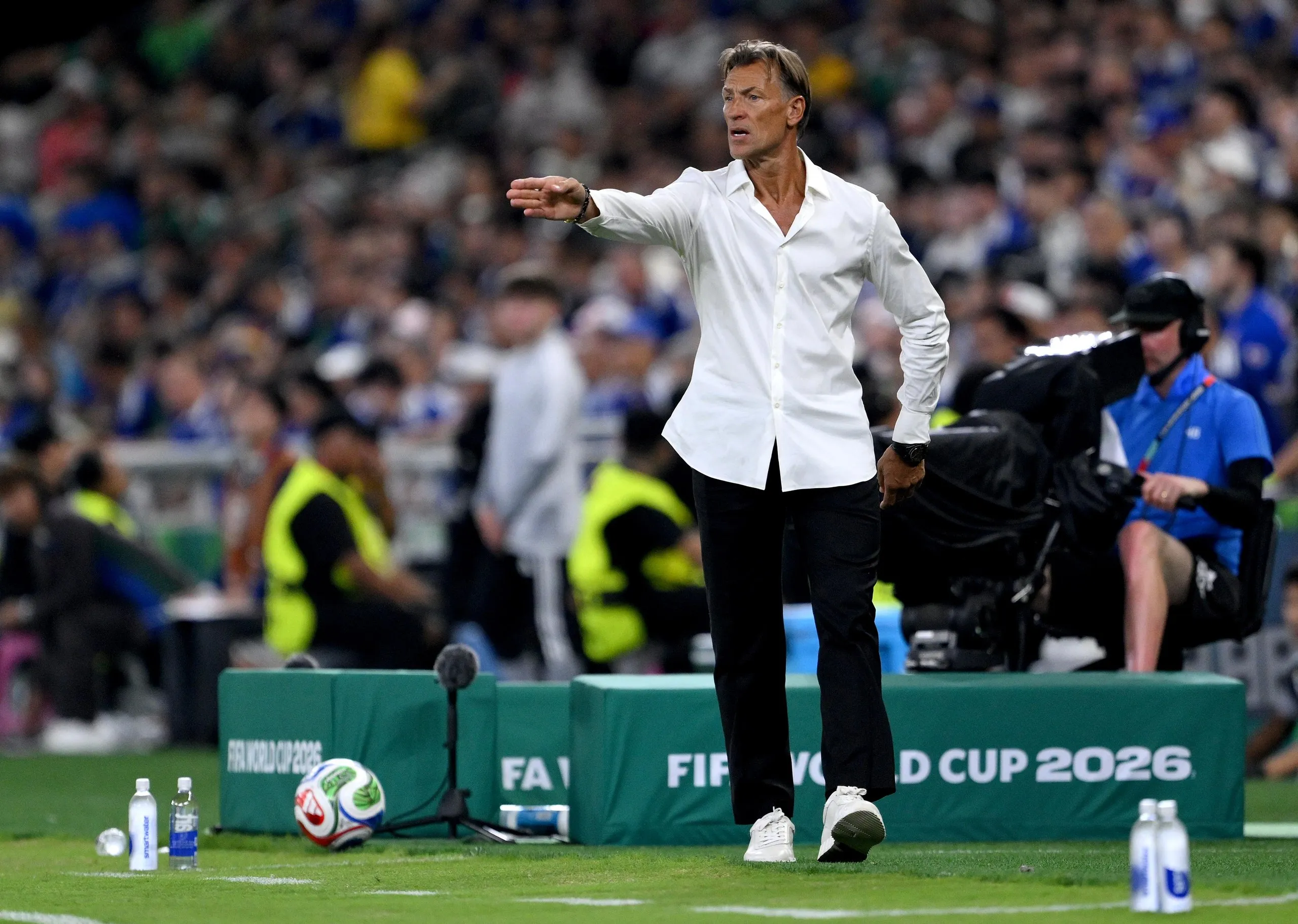 Hervé Renard cut a tense figure on the sideline in his first outing as Tunisia’s coach.