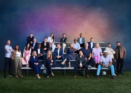 L'équipe de présentation d'ITV pour la Coupe du Monde L'équipe de présentation d'ITV pour la Coupe du Monde