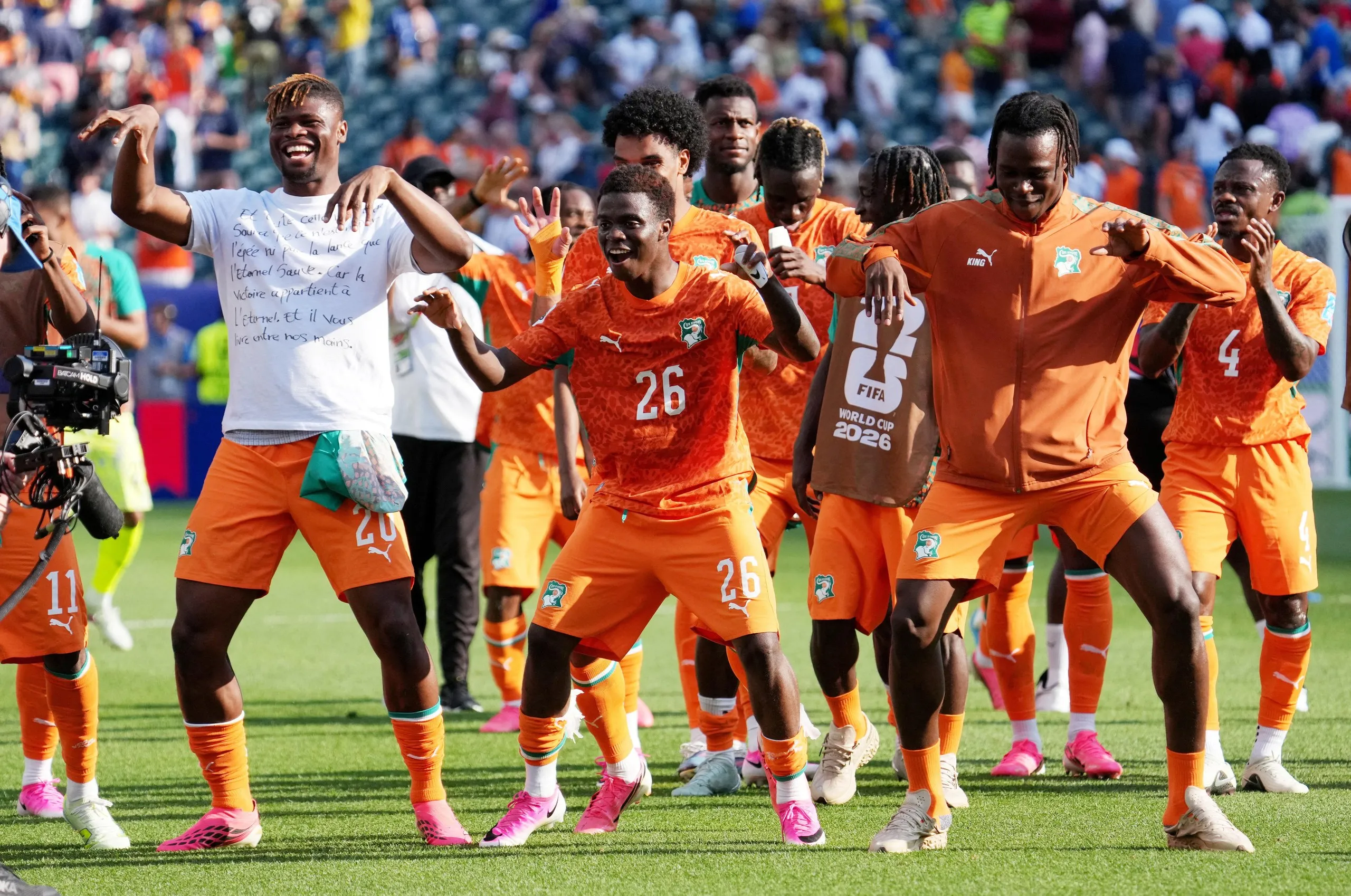 Côte d’Ivoire celebrate 