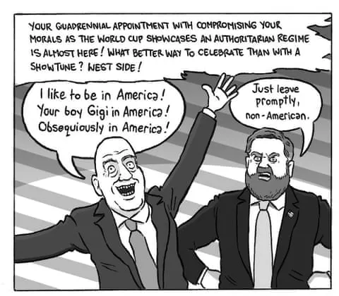 David Squires sur la FIFA et Trump avant la Coupe du Monde David Squires sur la FIFA et Trump avant la Coupe du Monde