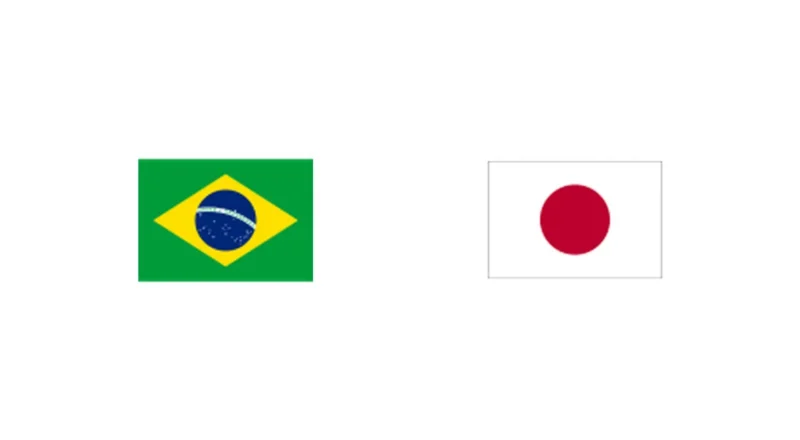 Prediction cover: Brazil vs Japan