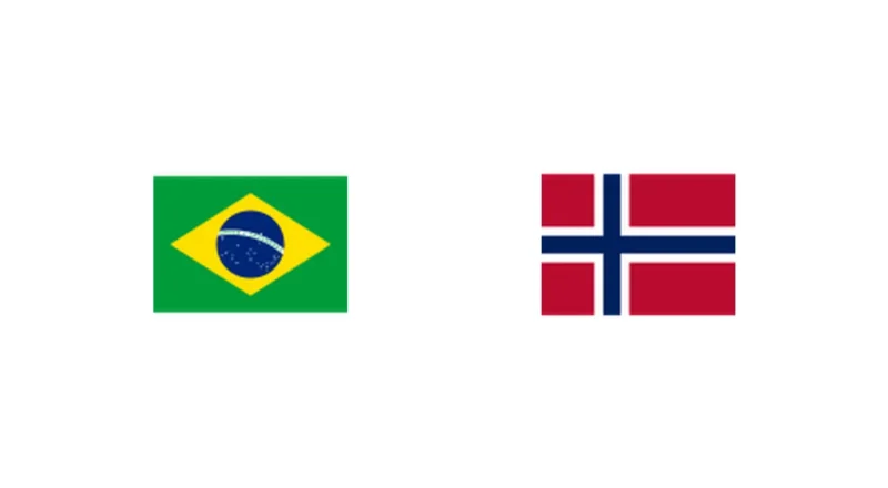 Prediction cover: Brazil vs Norway