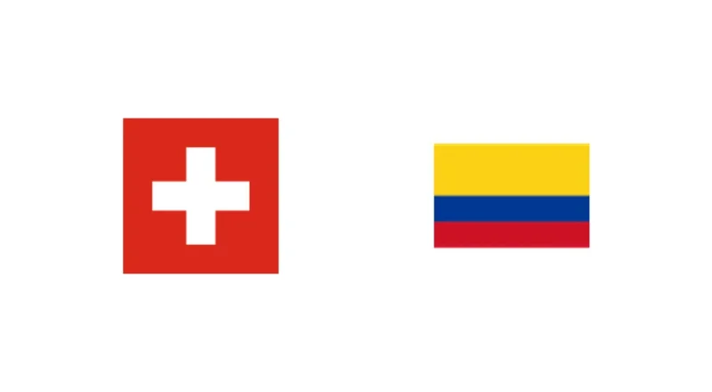 Prediction cover: Switzerland vs Colombia